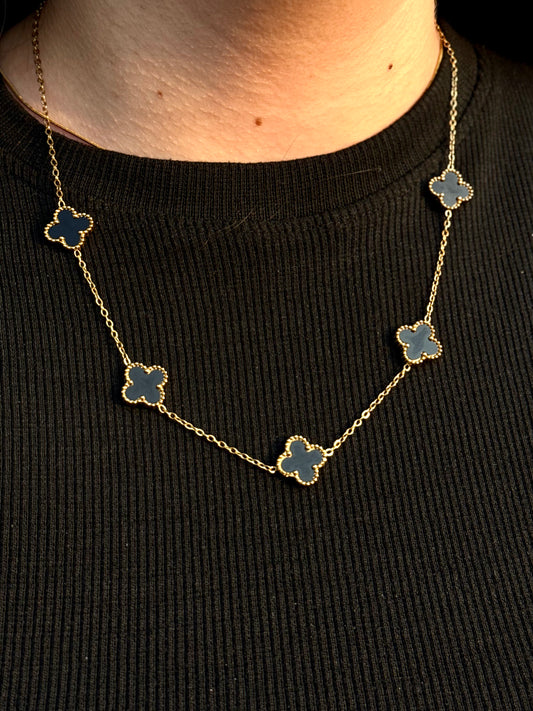 Black Clover Station Necklace