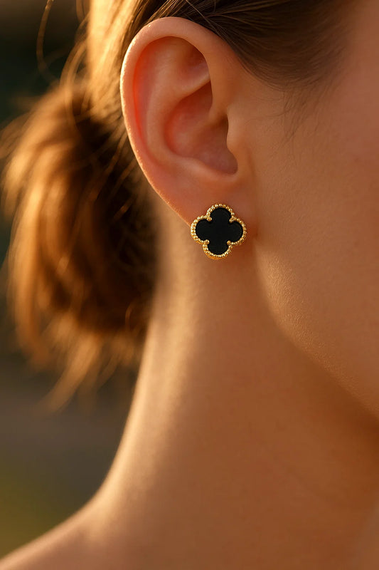 Tiny Textured Star Earring